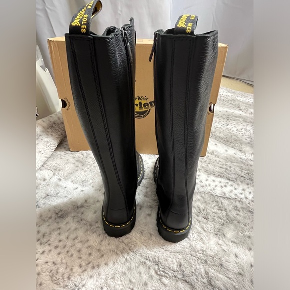 DR. MARTENS 1B60 BEX PISA KNEE HIGH Leathe BOOTS MSRP$280 SOFT+SLEEK+LightWeight - Picture 10 of 16
